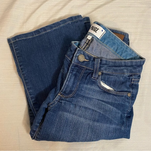 Paige Skyline Bootcut Dark Wash Jeans in Size 24 - Picture 7 of 7